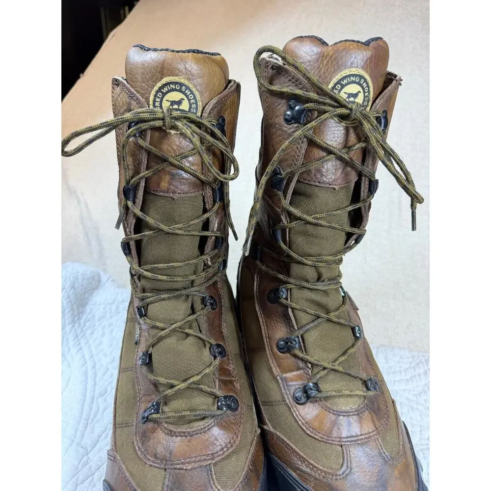 Irish Setter by Red Wing Men's Brown 13 Leather Waterproof Lace Up Hunting Boots